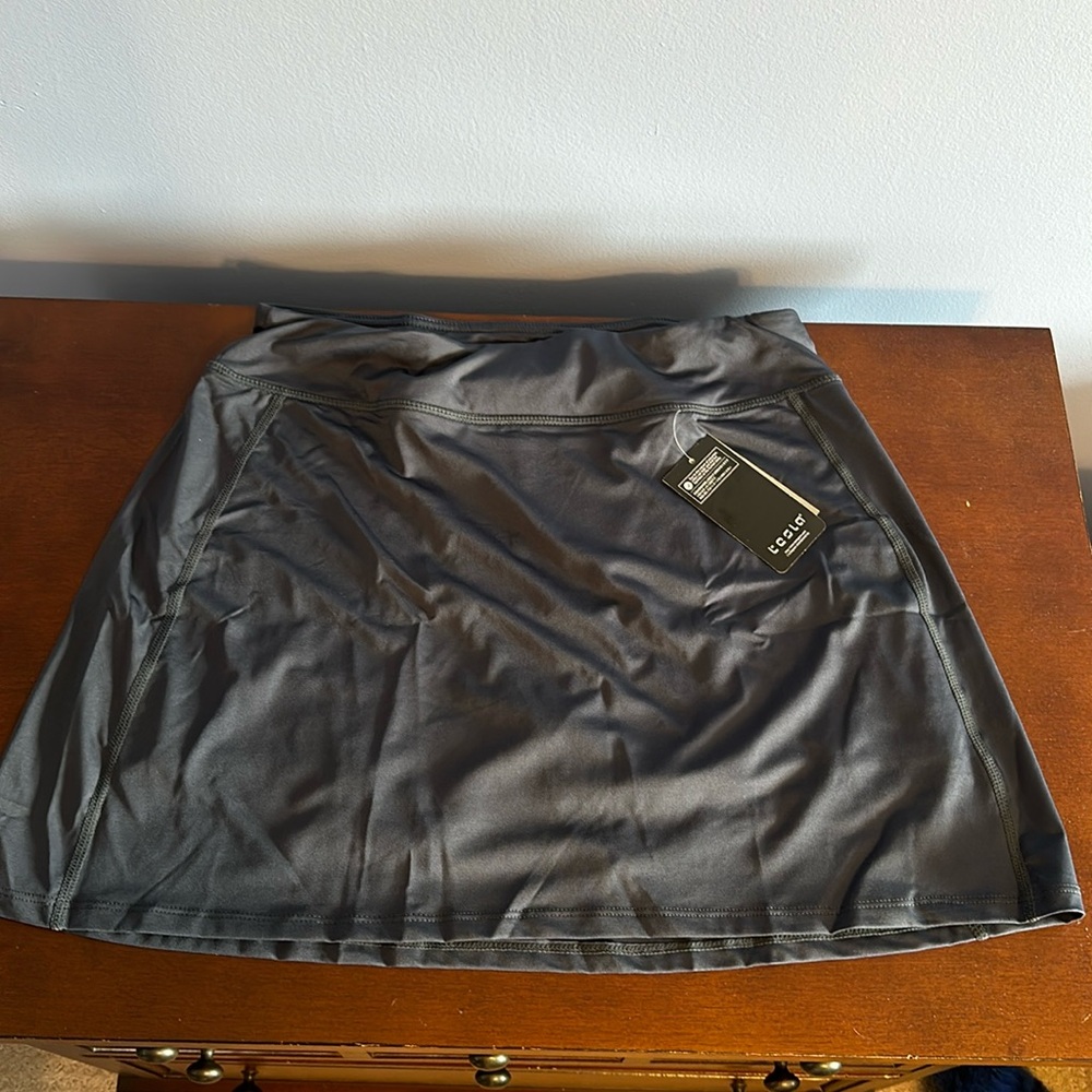 TESLA Athletic skirt Skort shorts Golf charcoal grey